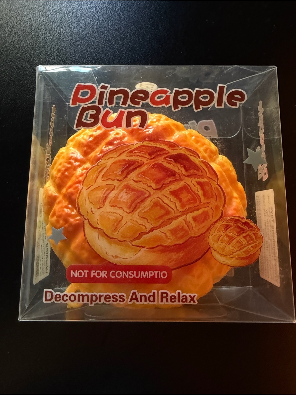 New Squishy Pineapple Bun Crunchy Textured Squeeze Toy Fidget  ASMR Tactile